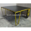 Table basse de style industriel